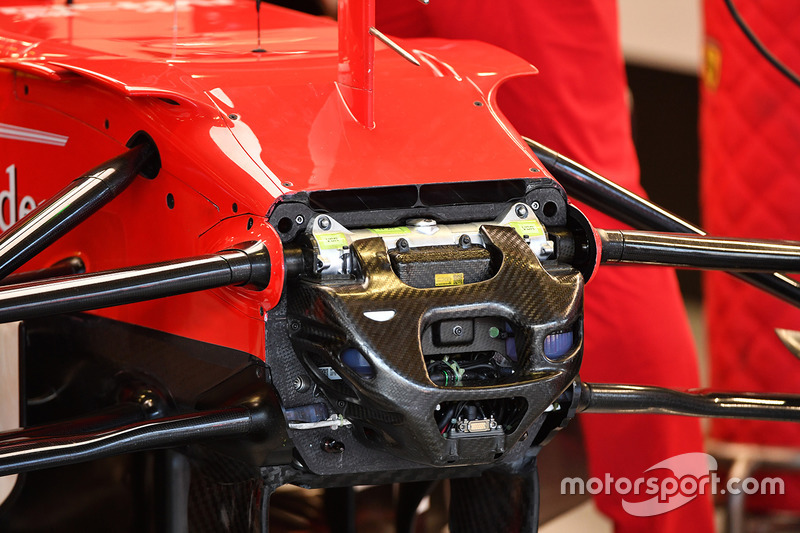 Ferrari SF70H nose and chassis detail