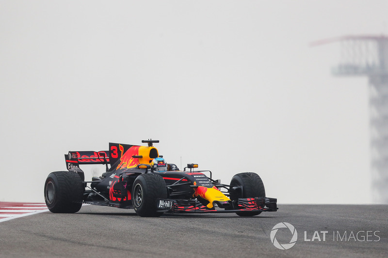 Daniel Ricciardo, Red Bull Racing RB13 spins