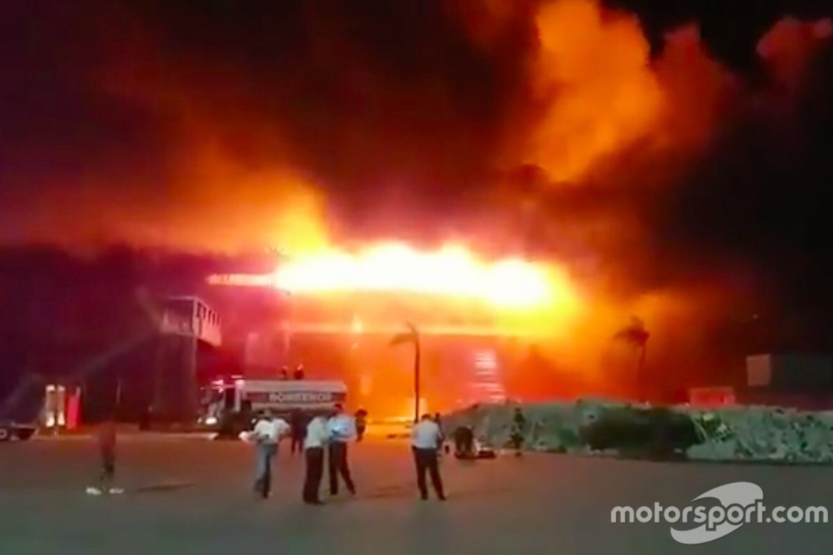 Incendio al Circuito de Termas de Río Hondo
