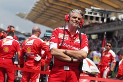 Maurizio Arrivabene, Ferrari Team Principal on the drivers parade