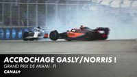 Accrochage entre Lando Norris et Pierre Gasly