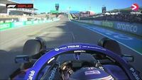 Alexander Albon en Charles Leclerc komen elkaar tegen tijdens VT2 F1 Amerika