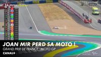 Après son coéquipier, Joan Mir tombe à son tour