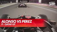 Bataille pour la quatrième place entre Sergio Pérez et Fernando Alonso