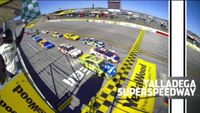 Blaney wins Stage 1 at Talladega by .009 seconds over Hamlin