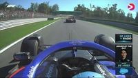 Boordradio Nyck de Vries na punten bij debuut GP Italië