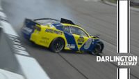 Chase Elliott wrecks hard in Darlington practice
