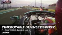 Défense magistrale de Sergio Pérez sur Lewis Hamilton