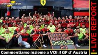 F1 Report Live: Leclerc eroe in Austria con una Ferrari...quasi perfetta