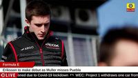 Formula E: Eriksson to make Formula E debut at Puebla