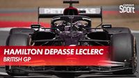 Hamilton dépasse Leclerc à la fin du GP de Grande-Bretagne