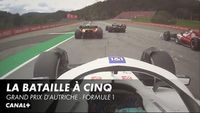 La bataille à cinq du GP d'Autriche en caméra embarquée