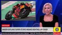 MotoGP: Binder explains “super-stupid” Misano sighting lap crash