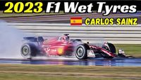 Carlos Sainz - Testy opon F1 na sezon 2023