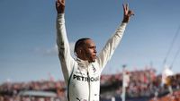 Selebrasi Podium Lewis Hamilton | GP Jerman 2018