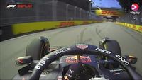 Sergio Perez valt stil in eerste training Singapore