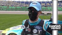 Strategy key in Kevin Harvick’s top-five at Kansas Speedway