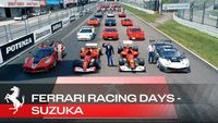 Un grand rassemblement Ferrari à Suzuka