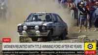 WRC: Vatanen reunited with title-winning Ford after 40 years