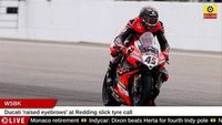 WSBK: Ducati 'raised eyebrows' at Redding slick tyre call