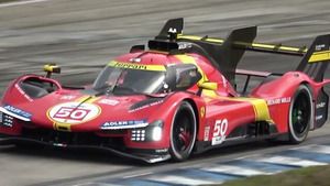 La Ferrari 499P LMH en test à Sebring