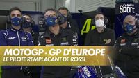 Garrett Gerloff dans le rythme avec la Yamaha de Valentino Rossi