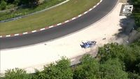 A big crash for Laurens Vanthoor halts Top Qualifying at the 2025 Nürburgring 24 Hours