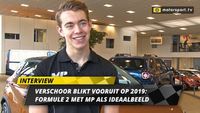 Verschoor blikt vooruit op 2019: Formule 2 met MP als ideaalbeeld