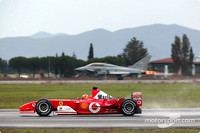 Schumacher beaten by fighter jet Schumacher beaten by fighter jet