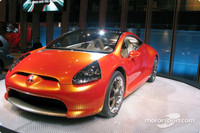 Racing at the Detroit Auto Show Racing at the Detroit Auto Show
