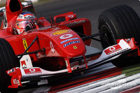 Barrichello heads Ferrari victory at Italian GP Barrichello heads Ferrari victory at Italian GP