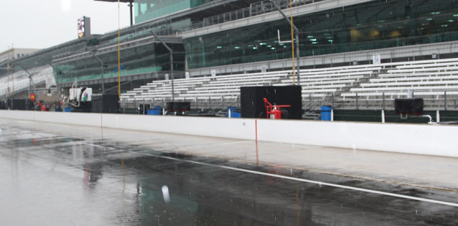 Rains continue to dampen Indy preparations Rains continue to dampen Indy preparations