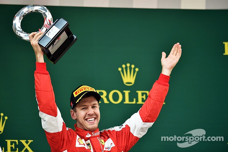 Vettel aplaude al hijo de Schumacher