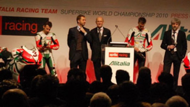 Aprilia WSBK 2010: la conferenza di presentazione