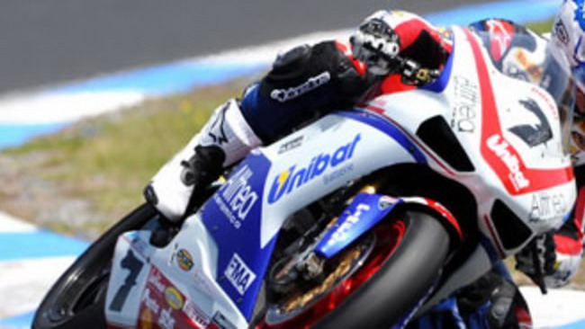 WSBK 2010, Phillip Island Test: Althea al top