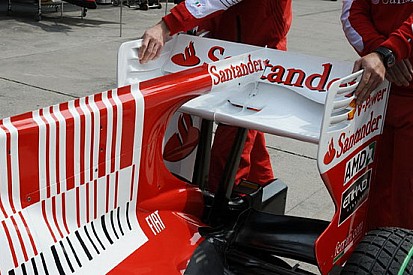 La Ferrari F10 a Vairano con l'F-Duct