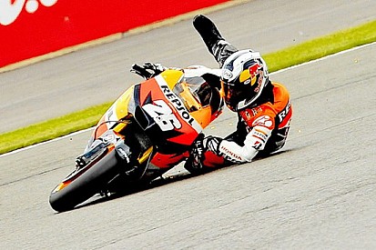 Solo qualche contusione per Pedrosa