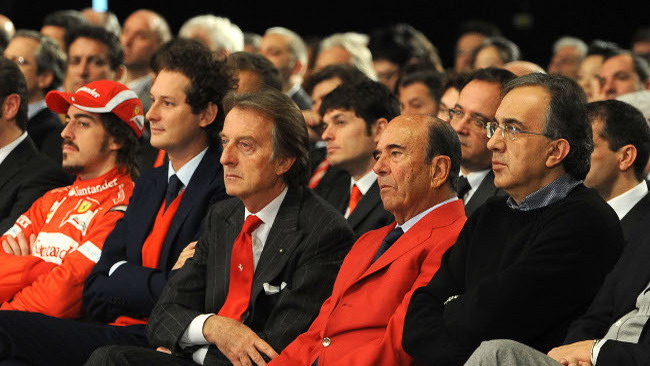 Anche John Elkann e Marchionne a Maranello