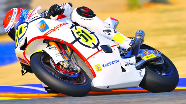 Pirro subito a suo agio sulla Moriwaki di Gresini
