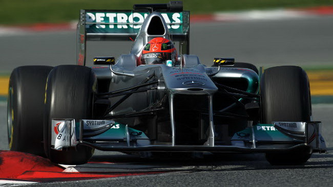 Barcellona, Day 4: Schumi e la Mercedes velocissimi