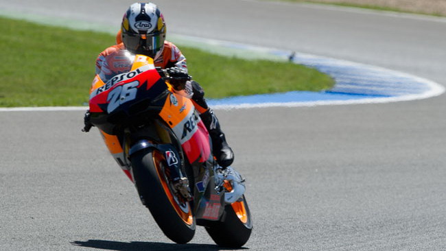 Pedrosa limitato dai suoi problemi fisici