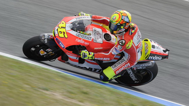 Valentino soddisfatto sia della spalla che della GP11