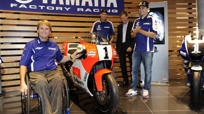Rainey visita la factory del team ufficiale Yamaha