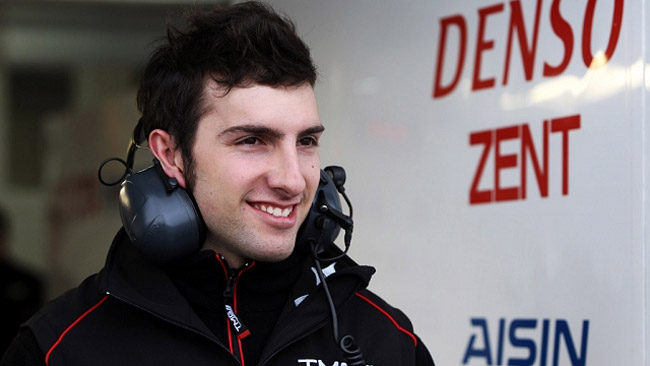 Lavoro al simulatore Toyota per Andrea Caldarelli