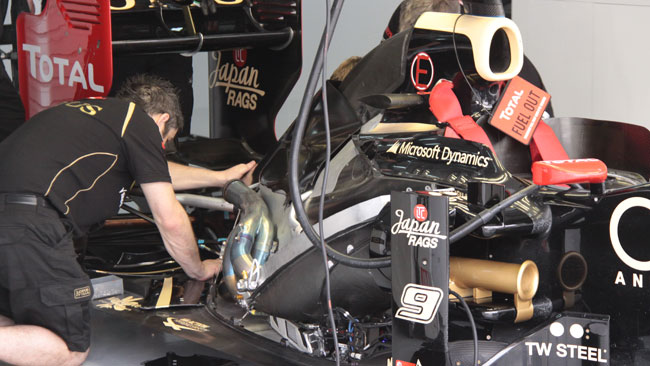 Il segreto Lotus nel nuovo pacchetto aerodinamico