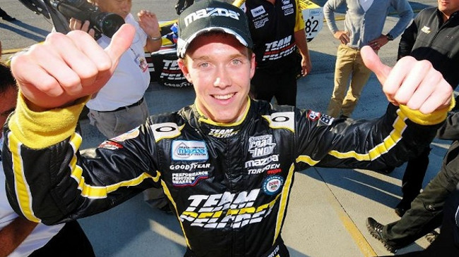Jack Hawksworth con Sam Schmidt nel 2013