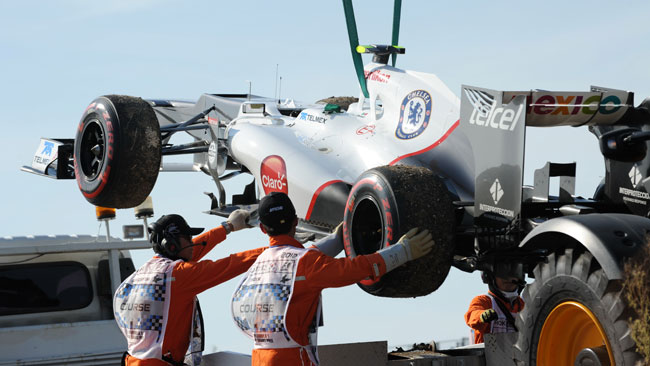 La Sauber C32 ha superato il crash test