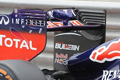 La Red Bull punta sull'alettone posteriore più carico
