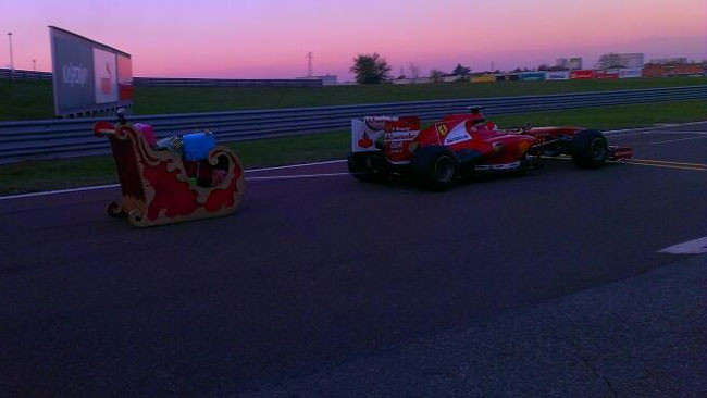 Anche Gené debutta sulla F138 per... Natale