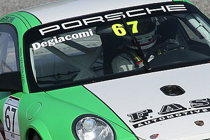 Alex De Giacomi con il Team Dinamic nel 2014